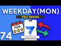 Appsheet Episode 74: Set Monday as your first day for WEEKDAY expression.