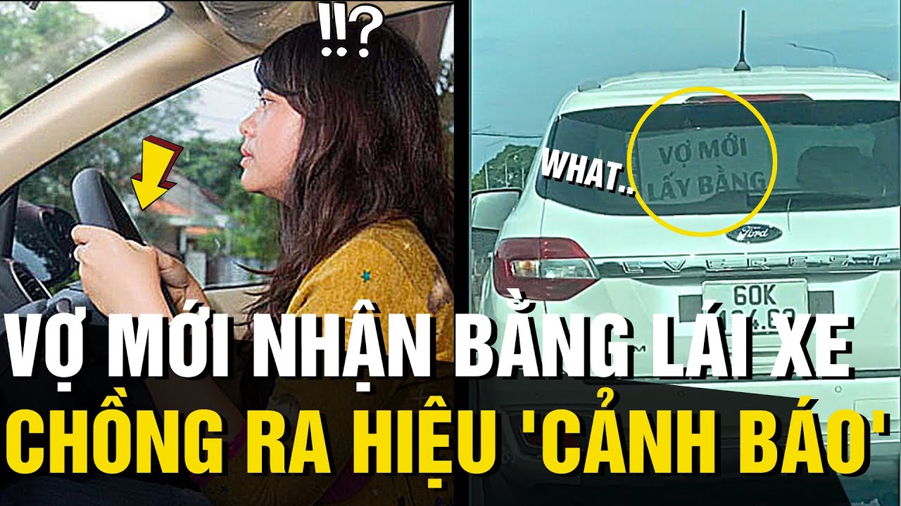 Vợ mới nhận bằng lái xe ô tô, anh chồng nhanh chóng... - youtube