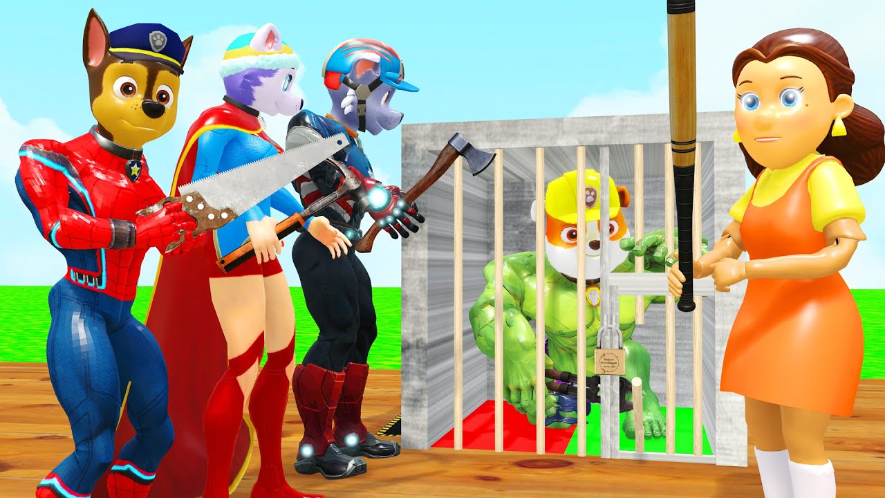 Long Slide Game With Cow Elephant Gorilla Hippopotamus Tiger - 3d Animal Game - Funny 3d Animals