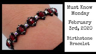 Birthstone Bracelet - Must Know Monday (Jewelry Making) Off the Beaded Path
