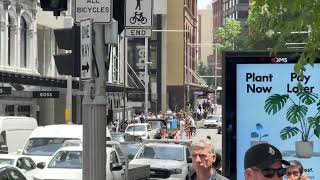 Sydney, Australia: Circular Quay - busy intersection 