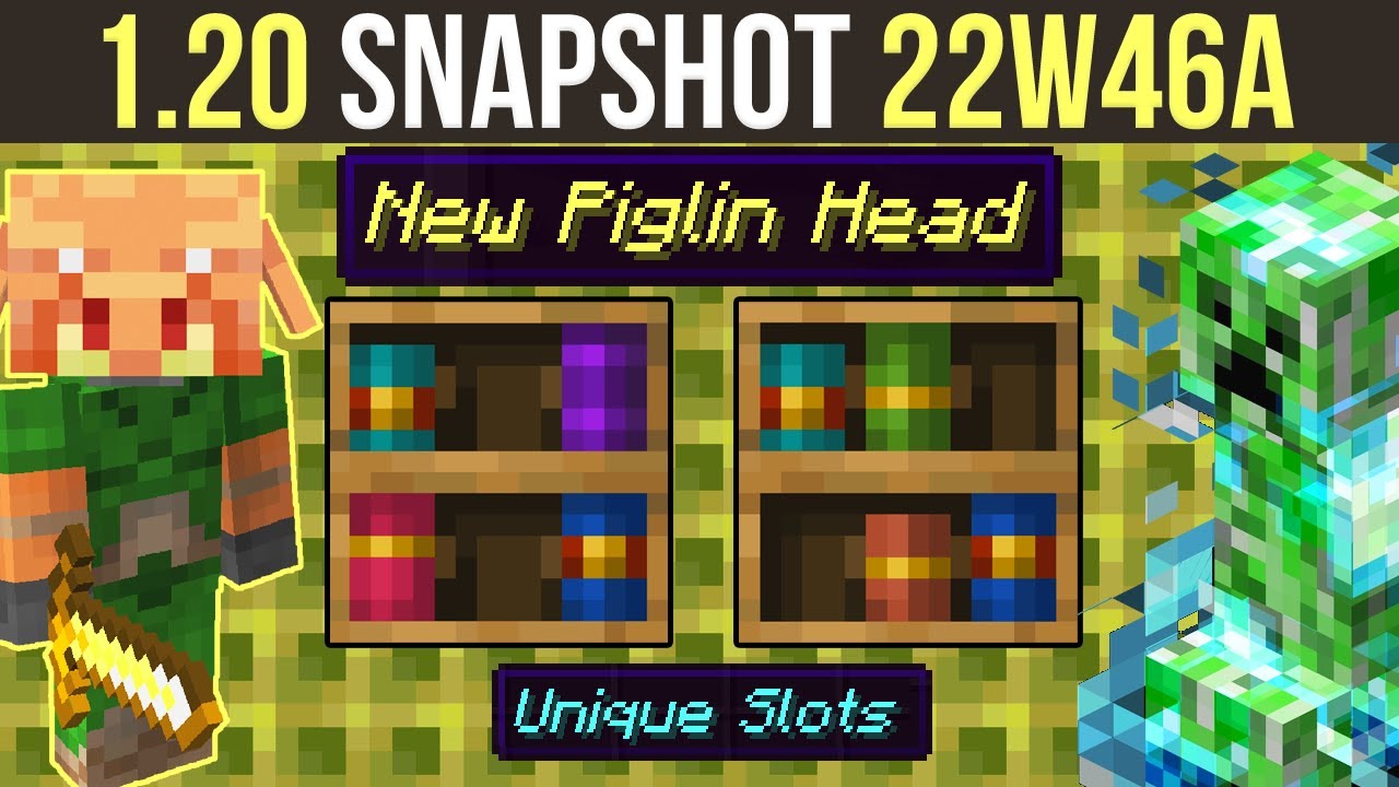 Minecraft 1.20 Snapshot 22W46A Brings Manual Mob Sounds, New