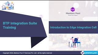 SAP Edge Integration Cell Training 2025 | SAP BTP Integration Suite | PI/PO to CPI Migration