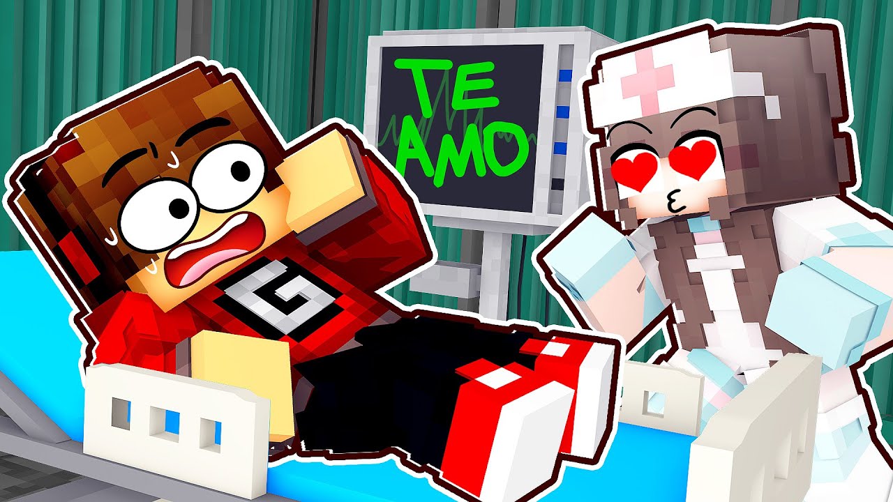 A ENFERMEIRA esta APAIXONADA por MIM no Minecraft