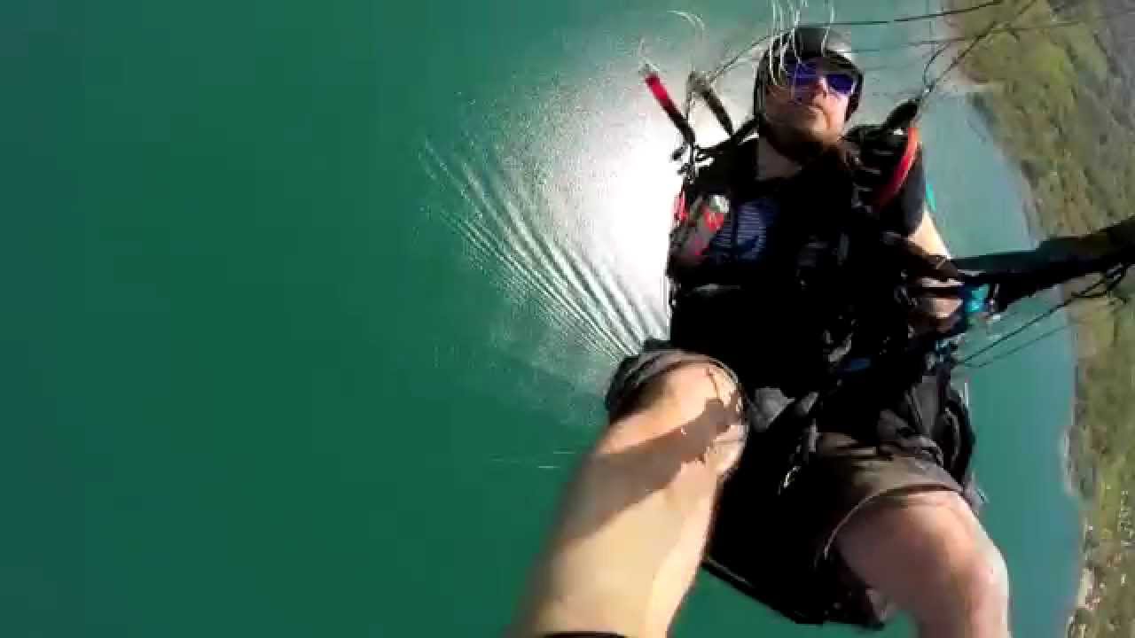 Paragliding accident Fall into the canopy YouTube
