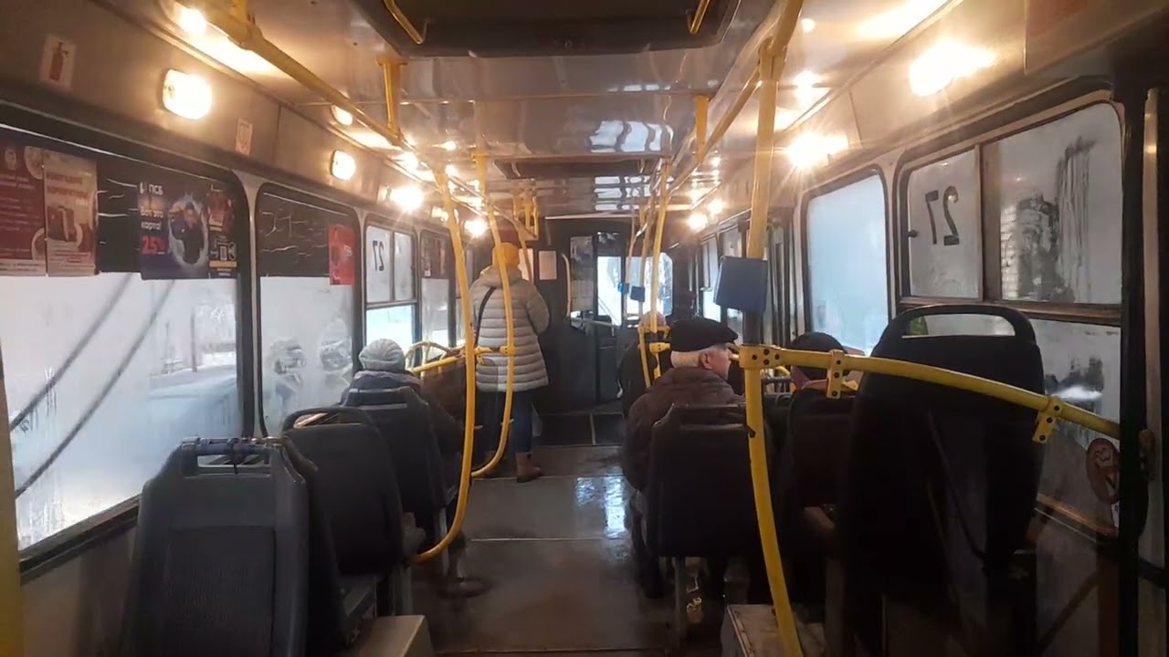 Доживает последние дни! | Легендарный ЛиАЗ-5280 №27, маршрут 6.