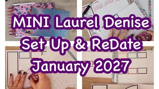 Laurel Denise MINI Frankenplanner ON DISCS Setup January 2027 +MINI Happy Planner