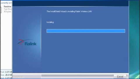 Procedure on how to install Wireless N USB Network Adapter WU NETA 004 AM in Windows Vista