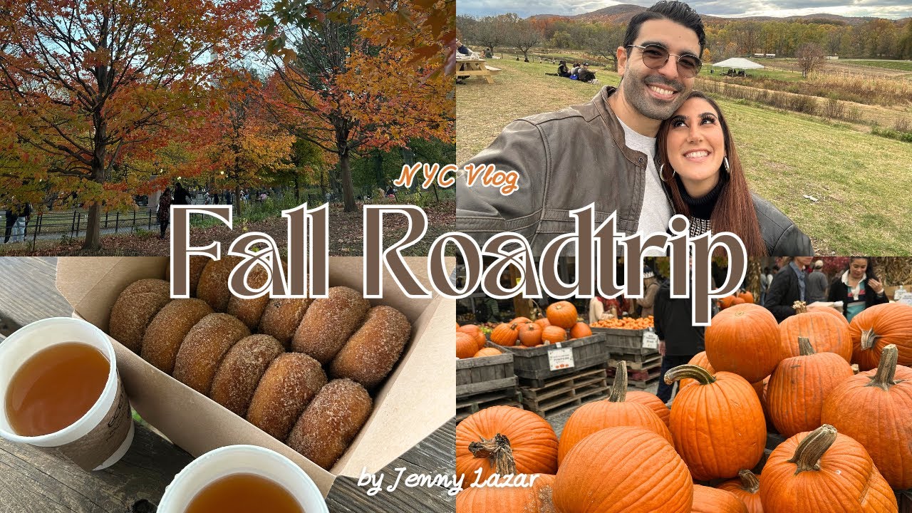 Осеннее путешествие пары из Нью-Йорка на ферму Fishkill Farms 🍎 🍁 | Сбор яблок и уютная осенняя а...