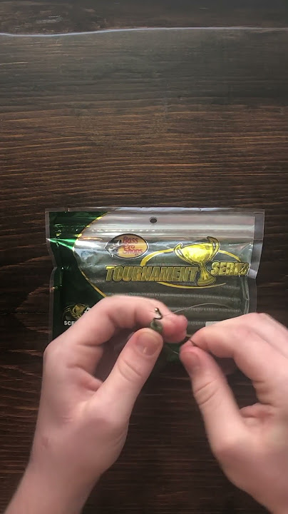 How to Texas rig a senko! #bassfishing #fishing #senko