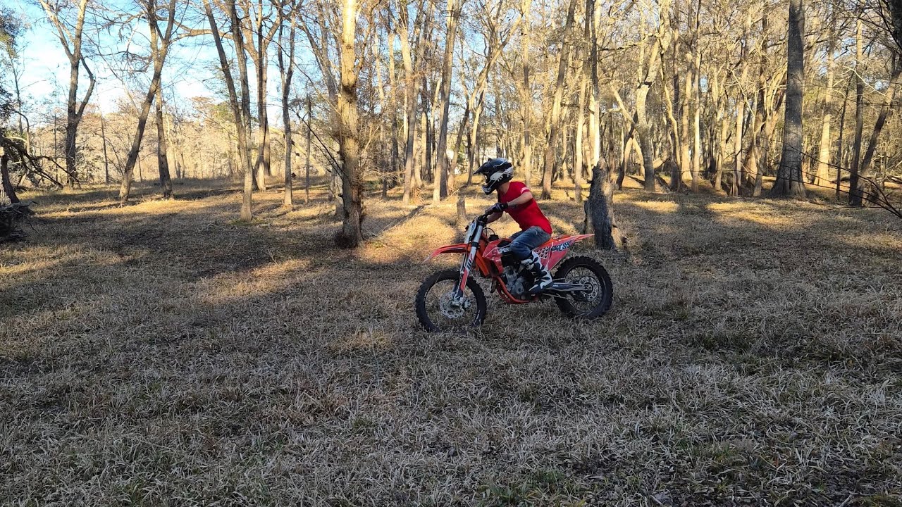 Getting some seat time on my new Ktm 250 sxf 