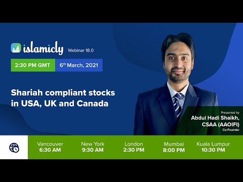 Special Discussion on Shariah Compliant Stocks in USA, UK and India