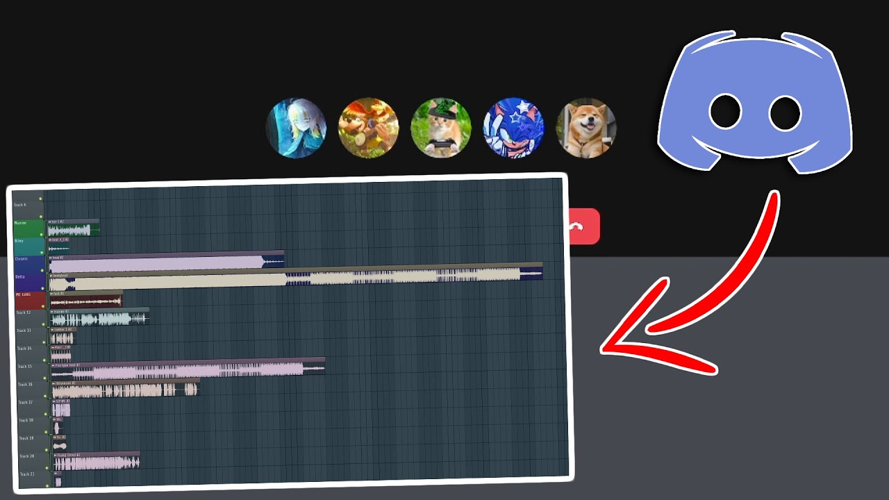 We Made a Song on Discord Together