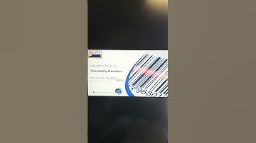 SYS-032 Identification and Traceability Procedure Webinar (Nov 18)