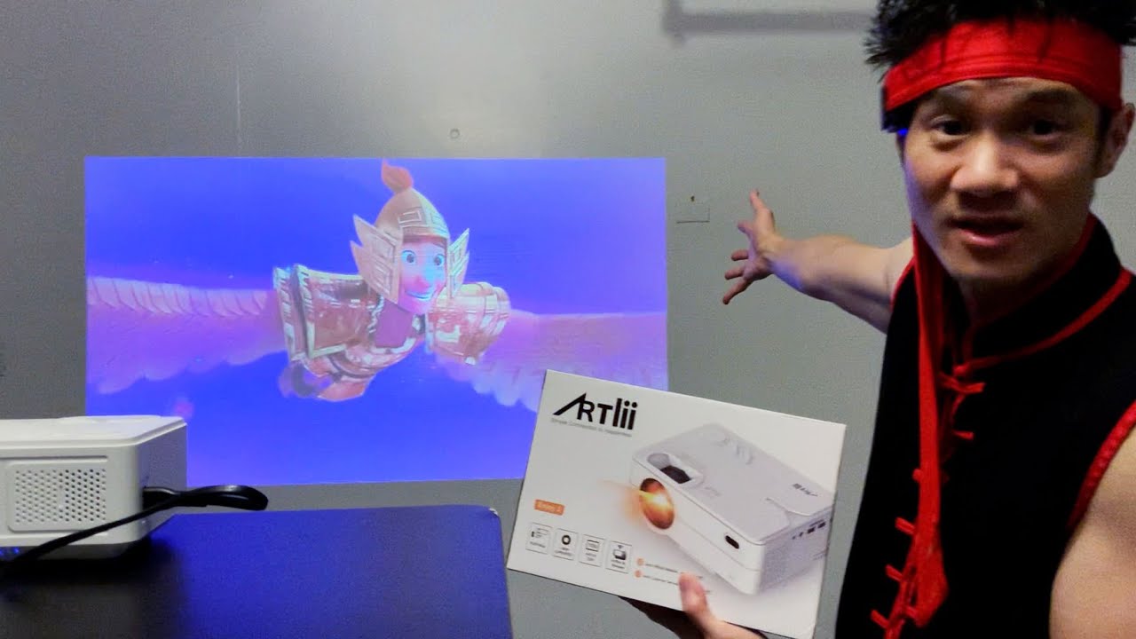 WiFi Bluetooth Projector - Artlii Enjoy 2 Mini Projector for