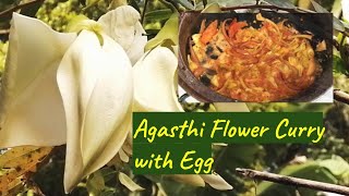 Agasthi Flower Curry With Eggs | Simple Delicious Meals
