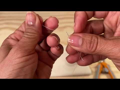 How to Thread a Needle, for bigginers.  Tutorial #5 By MelbaLaBell