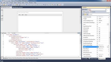 WPF Application (Part 1 - Menu) VB.NET