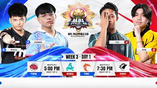 🔴 LIVE | MPL PH S18 | ENGLISH - Week 3 Day 1 screenshot 1