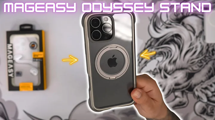 MAGEASY Odyssey Stand Case for iPhone 16 Pro Max : Aluminum Frame, MagSafe, and Kickstand