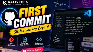 💻 First Commit on GitHub in Hindi | Step-by-Step Guide