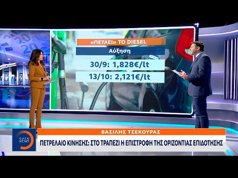 Πετρέλαιο κίνησης: Στο τραπέζι η επιστροφή της οριζόντιας επιδότησης | Κεντρικό Δελτίο Ειδήσεων