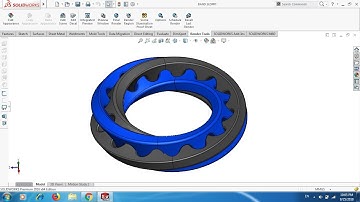 TUTORIAL#18 "TWISTED BAND" SOLID WORKS