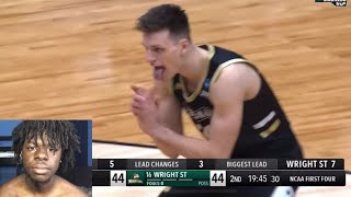 Bryant Bulldogs vs Wright State Raiders - Game Highlights | First Four | March Madness *Reaction*