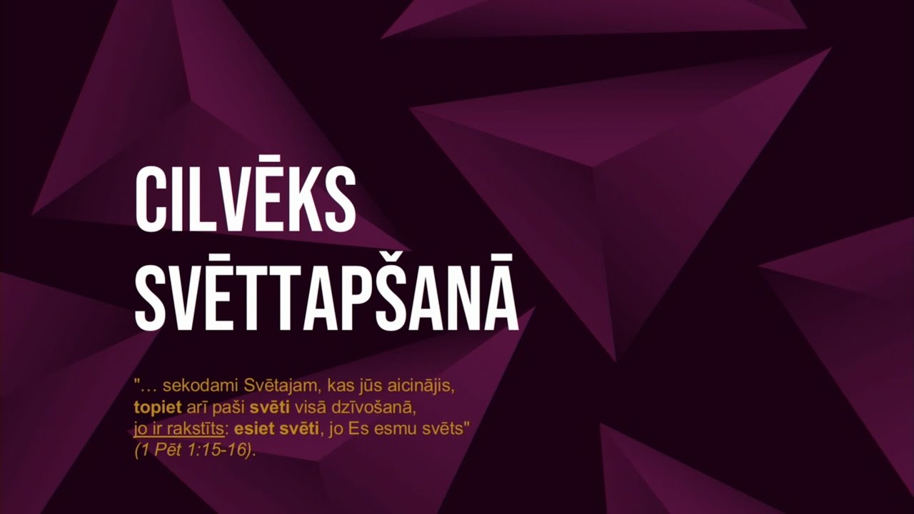 475. Kas ir cilvēks? - Cilvēks svēttapšanā. - YouTube