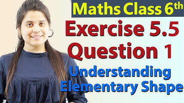 Q 1 - Ex 5.5 - Understanding Elementary Shape - NCERT Maths Class 6th - Ch 5
