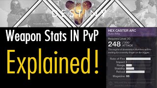 Destiny | Weapon Stats In PVP Explained! | Which stats matter