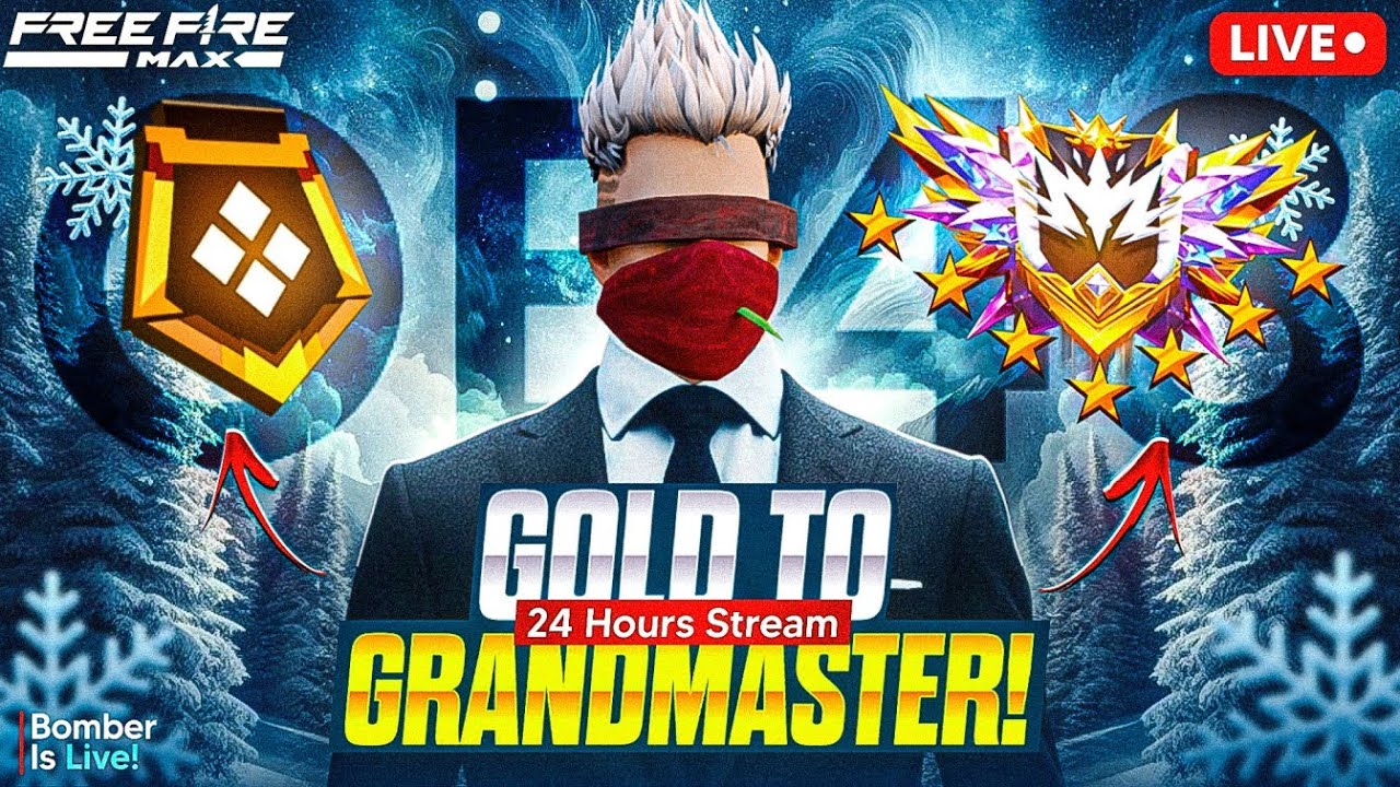 Gold To Grand Master Rank Push With Team B2 FIRE - Free Fire Telugu ...