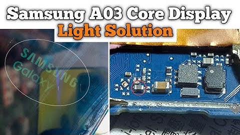 SAMSUNG A03 CORE DISPLAY LIGHT PROBLEM SOLUTION @GsmYusufPathan