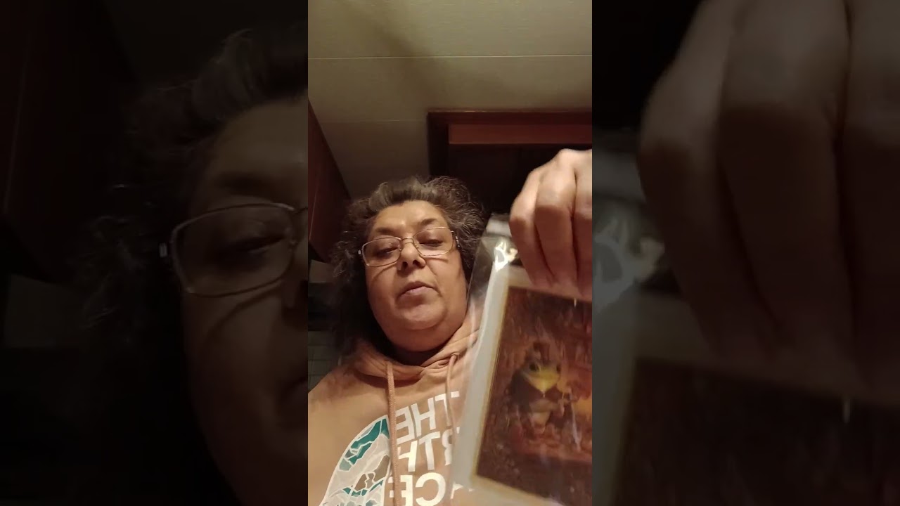 Making greeting cards for my vending booth. 