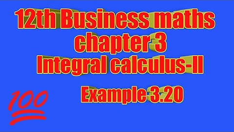 12th business maths example 3.20