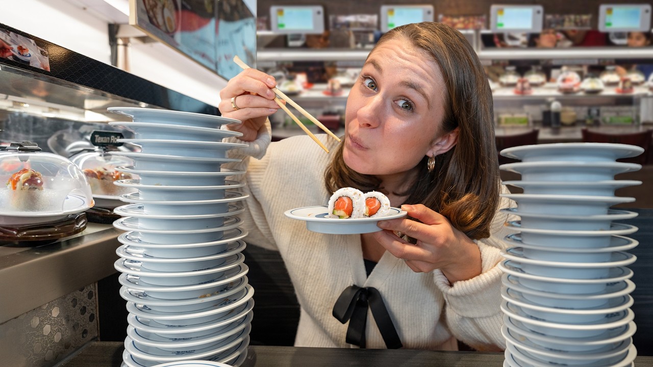 First Timers Try To Eat the Menu at Kura Revolving Sushi