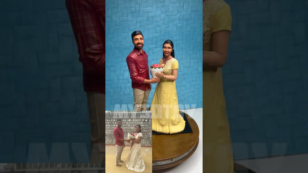 South couple 3D Miniature | 