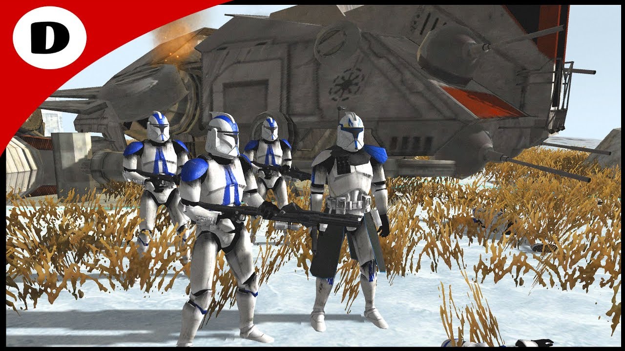 CAPTAIN REX HOLDS THE LINE! - Men of War: Star Wars Mod