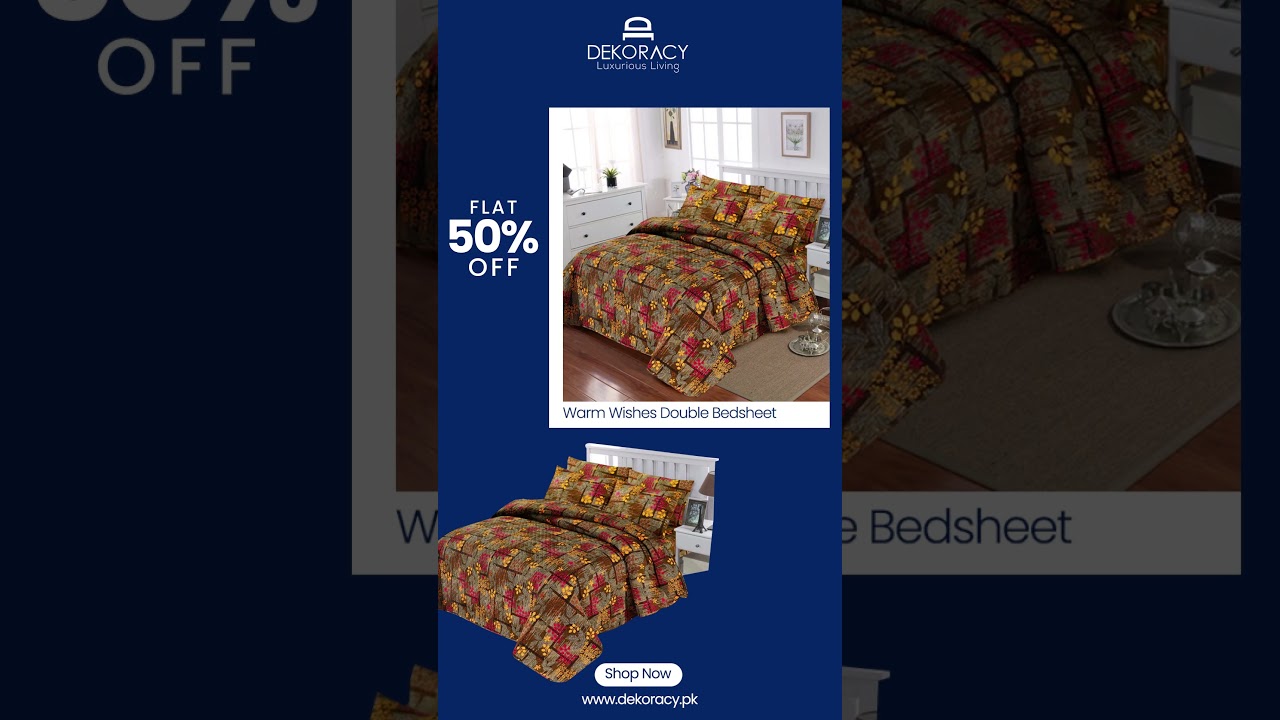 Colorful Printed Bed Sheets