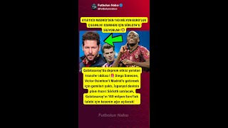 Atletico Madridden 140 Mi̇lyon Euroluk Çilginlik Osimhen İçi̇n Sörlothu Si̇li̇yorlar