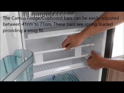 Camco Fridge/Cupboard Bars - YouTube