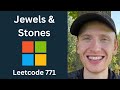 Jewels and Stones - Leetcode 771 - Hashmaps &amp; Sets (Python)
