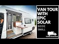 Off-grid Boxer / Promaster van tour with 540w solar, 5G & shower | Vanlife Conversions