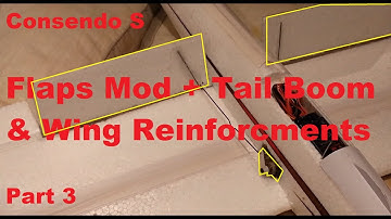 Eflite - Conscendo S - Flaps Mod + Tail Boom & Wing Reinforcement Mods - Part 3
