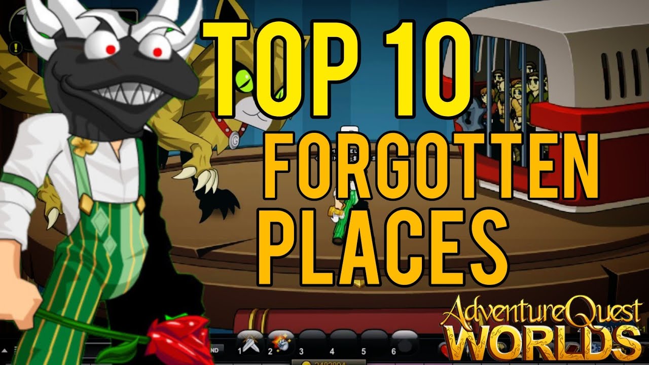 AQW Top 10 Forgotten Places