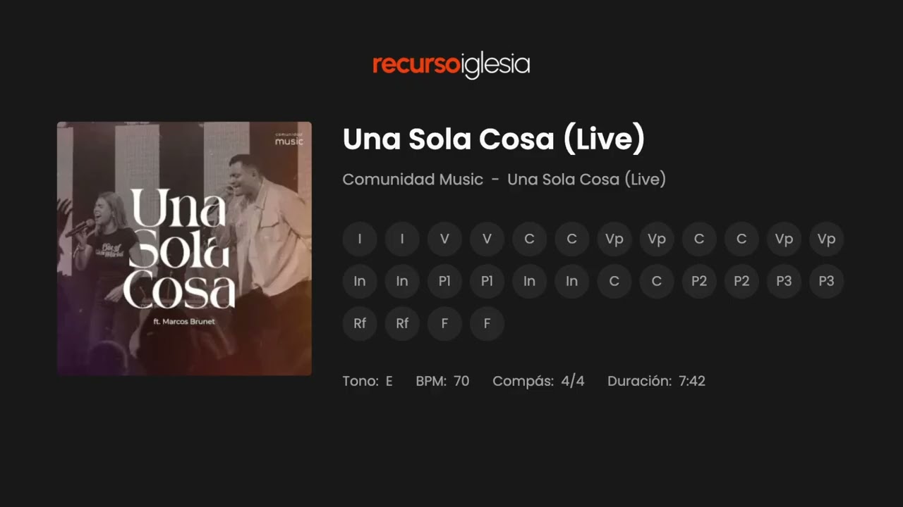 Una Sola Cosa (Live) - Comunidad Music | Multitrack