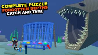 Akhirnya Dapat Pet Terlangka! TUTORIAL LENGKAP Puzzle Forgotten Depths! Catch & Tame Roblox screenshot 3