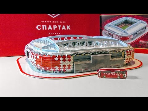 3D пазл «Открытие Арена» | Otkritie Arena 3D Puzzle