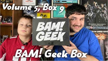 Unboxing the new BAM! Geek Box - Volume 5, Box 9 - Autograph Mystery Subscription Box