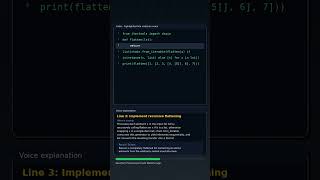 This 1-Line Python Trick Flattens Any Nested List Instantly #Shorts
